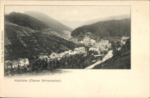 Katzhütte schwarzatal - ak, im