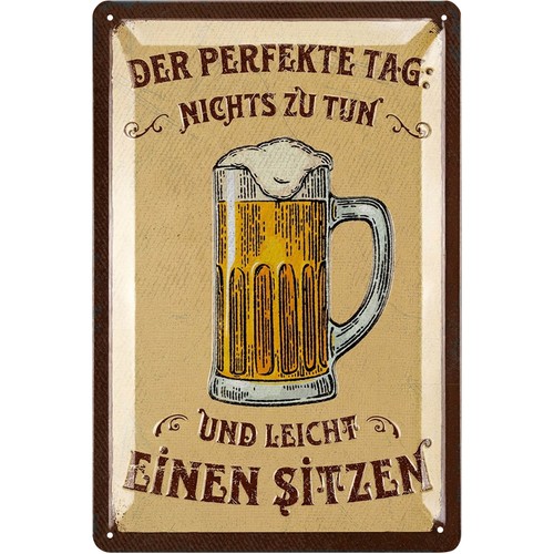 Blechschilder retro bier bar - retro,