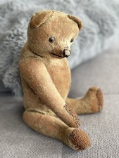 Alter Teddy Ca 35 Cm Holzwolle