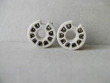 Noval - Röhren - Fassung keramisch  Novalröhrenfassung  2 Stück 