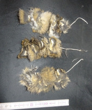 Katzen Spielzeug, 3 x Fellmäuse, Fellstücke