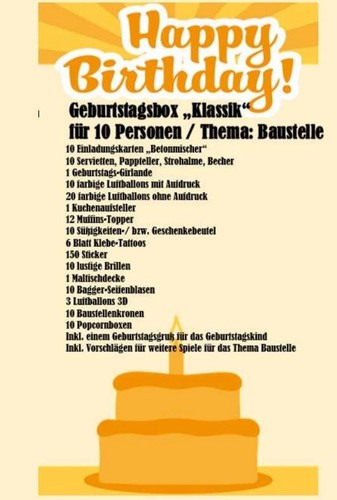 Kindergeburtstag all one - in,