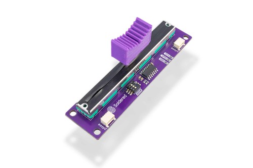 Soldered schiebepotentiometer - soldered,