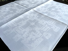 Art deco leinendamast - art,