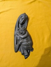 Vintage Wandrelief Madonna mit