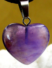 AMETHYST   Edelstein   Herz
