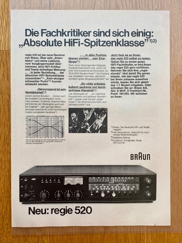 1975 braun regie 520 - regie,