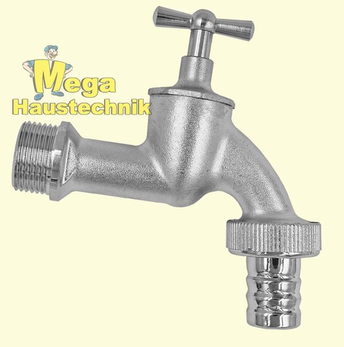 Zoll wasserhahn verchromt - 3/4,