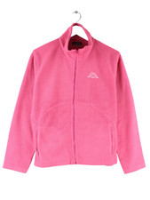 Kappa Damen 90s Vintage Fleece Jacke Pink M