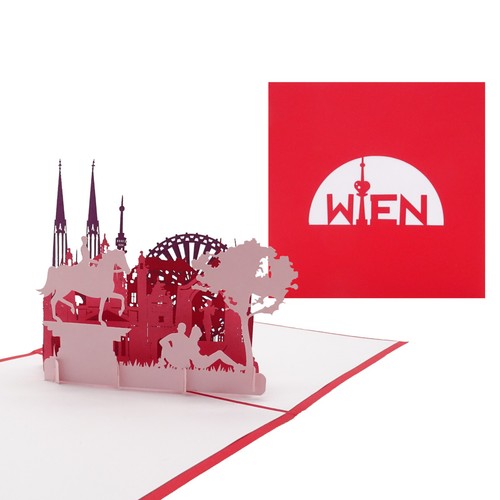Pop karte wien 3d - „wien“,