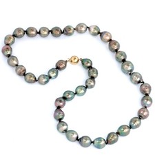 Tahiti Perlen Collier Gold 585