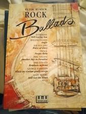 Songbook Gitarren Arrangements ROCK BALLADS Peter Bursch - Prince Scorpions etc