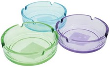 Aschenbecher Glas farbig