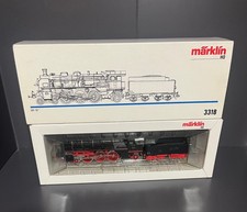 Märklin 3318 Dampflokomotive BR 18.4  m. OVP Kesselringe gold Rheingold