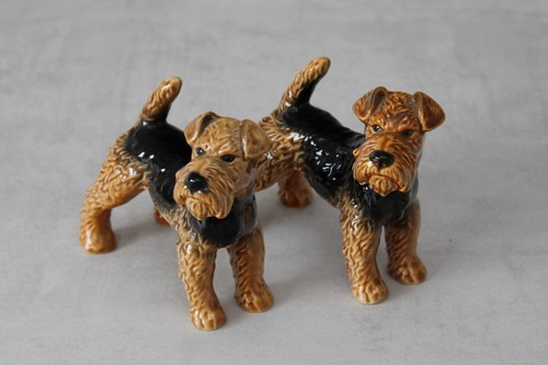 Goebel porzellanfigur hund - 2x,