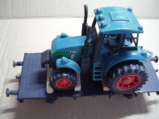 Flachwagen mit Ladung Traktor Spur O