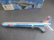 Modellflugzeug Blechspielzeug AVION Friction Propellerflugzeug