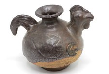 Antike KERAMIK Chimú-Keramik INKA Henkelkrug präkolumbische KUNST Figur Gefäß