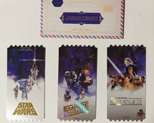 2023 Star Wars Prerelease Box Topper Foil Art Tickets **Star Wars Classics 4-6**