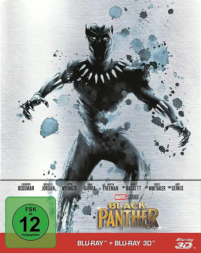 Black panther steelbook - panther, 3d