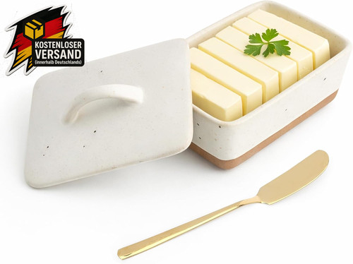 Keramik butterdose 350ml mit - keramik,