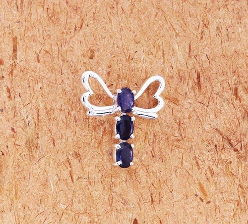 Natural iolite anhänger 925 - iolite,