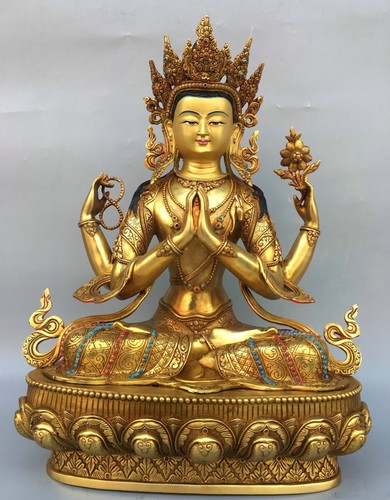 Tibet purple bronze gold - 17.3"tibet,