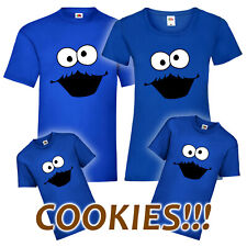 Krümelmonster T-Shirt | Damen Herren Kinder | Cookie Karneval Shirt Familie