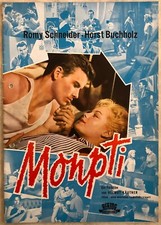 Romy Schneider  orig. Werberatschlag  Horst Buchholz  Monpti  Helmut Käutner