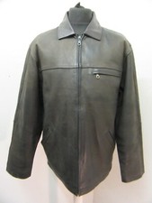 VINTAGE 80'S CHEVIGNON LEATHER HIGHWAYMAN BIKER JACKET SIZE UK M