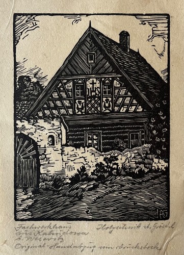 Holzschnitt gröschl - a.,