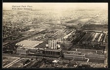 AK Detroit, MI, Highland Park Plant, Ford Motor Company, Auto-Fabrik 
