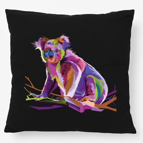 Kissen koala colorful - kissen,
