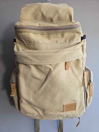 Rucksack canvas beige - rucksack, iman