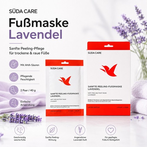 Süda care peeling - peeling, fußmaske