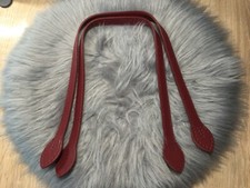 Taschengurt rot 58 cm lang 15 mm breit lederimitat neu