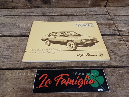 Orig alfa romeo - orig., alfetta