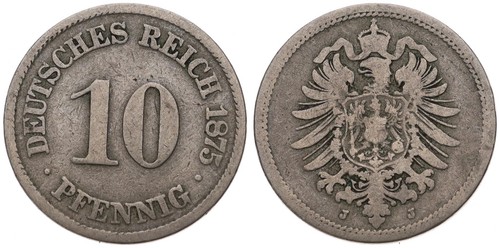 Deutschland kaiserreich 10 - -,