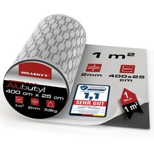 400 x 25 cm Schallisolierung Alubutyl selbstklebend 1qm Auto Wohnmobil Caravan