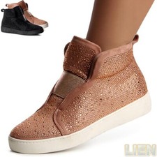 Damenschuhe Velours Sneaker