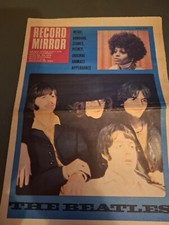 Vintage RECORD MIRROR Magazine 30 NOVEMBER 1968 Beatles Dylan Diana Ross Stones