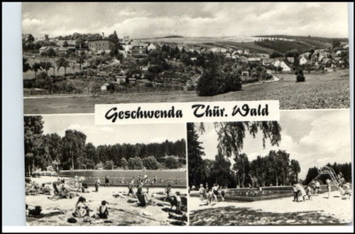 Ddr postkarte thüringen - ddr,