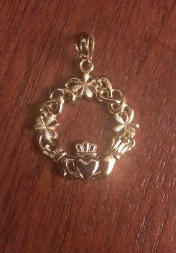 14k gold bicolor claddagh - 14k,