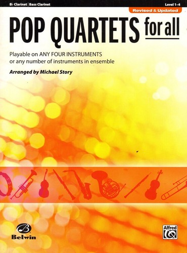 Pop quartets for all clarinet - pop,