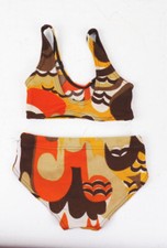 Bikini 70er Jahre Kleinkind Badedress Badeanzug klein Puppe