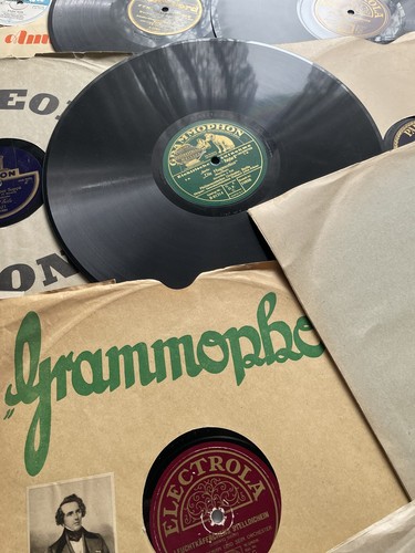 Stück schellackplatten - stück,