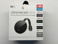 Google Chromecast Ultra Digital Media Streamer - Schwarz