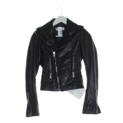 Lederjacke balenciaga schwarz - balenciaga,