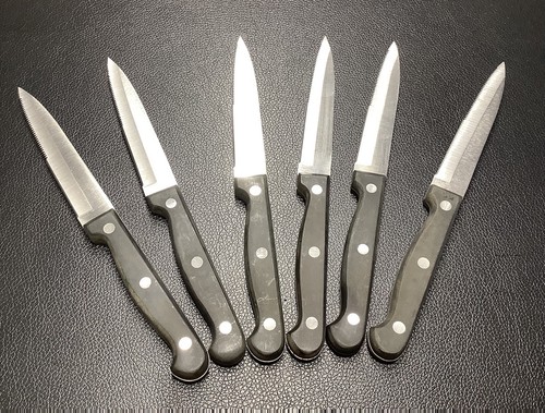 Steakmesser mit schwarzem - 6,