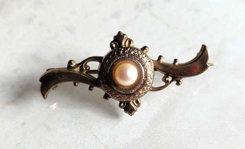 Antike jugendstil brosche - antike,